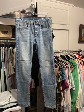 rag & bone Light Blue Straight Leg Jeans